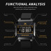 OLEVS Universal Fashion Square Digital Watches 30M Waterproof